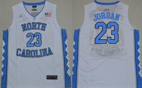 Custom North Carolina Tar Heels white jersey