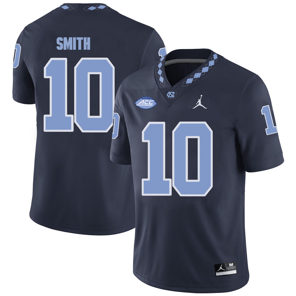 Jonathan Smith North Carolina Tar Heels black jersey