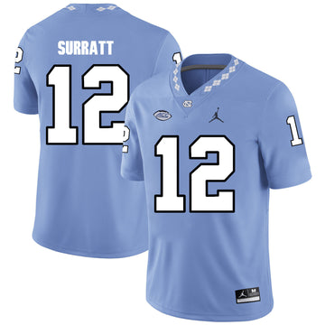 Chazz Surratt North Carolina Tar Heels blue jersey