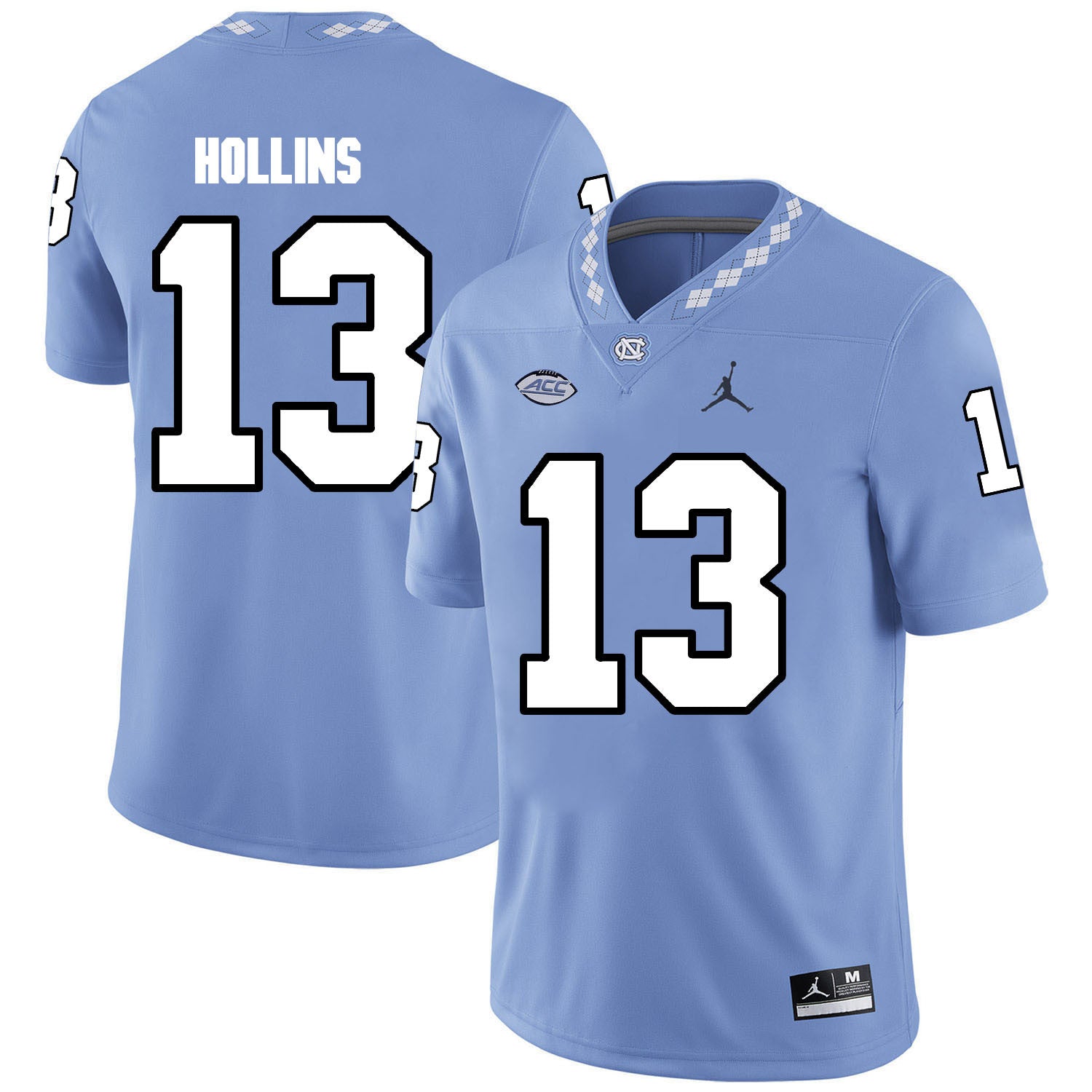 Mack Hollins North Carolina Tar Heels blue jersey