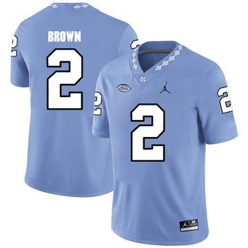 Larry Brown North Carolina Tar Heels blue jersey