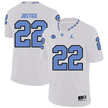 Charlie Justice North Carolina Tar Heels white jersey