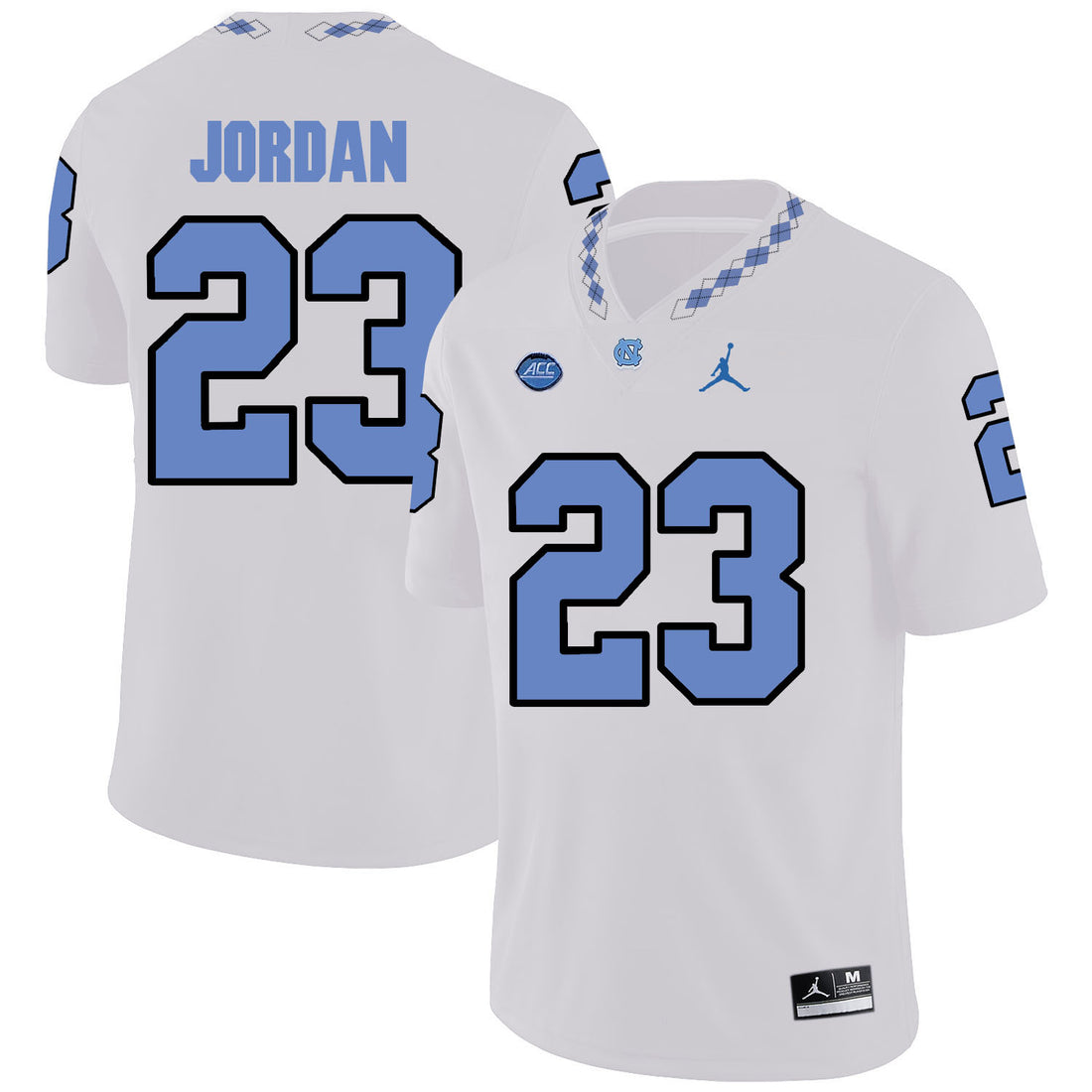 Michael Jordan North Carolina Tar Heels white jersey