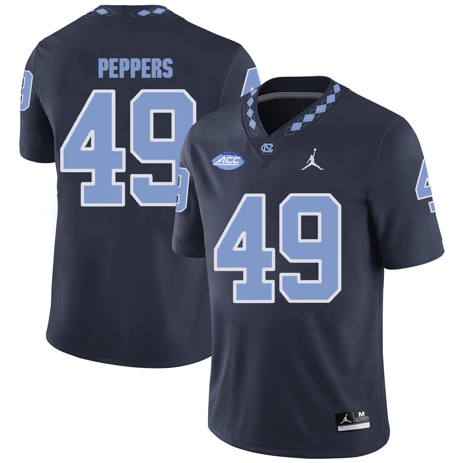 Julius Peppers North Carolina Tar Heels black jersey