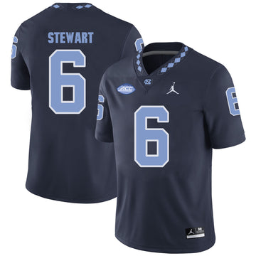 M.J. Stewart North Carolina Tar Heels black jersey
