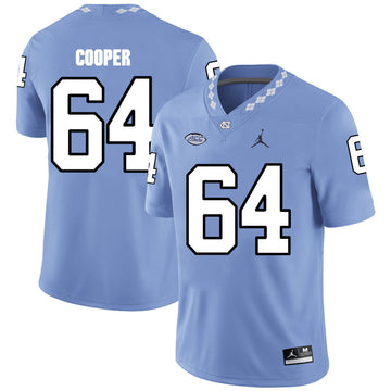 Jonathan Cooper North Carolina Tar Heels blue jersey