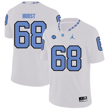 James Hurst North Carolina Tar Heels white jersey