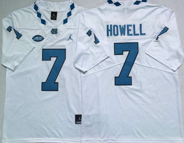 Sam Howell North Carolina Tar Heels white jersey