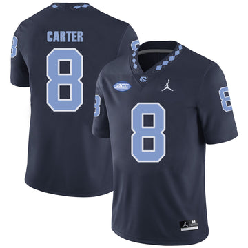 Michael Carter North Carolina Tar Heels black jersey