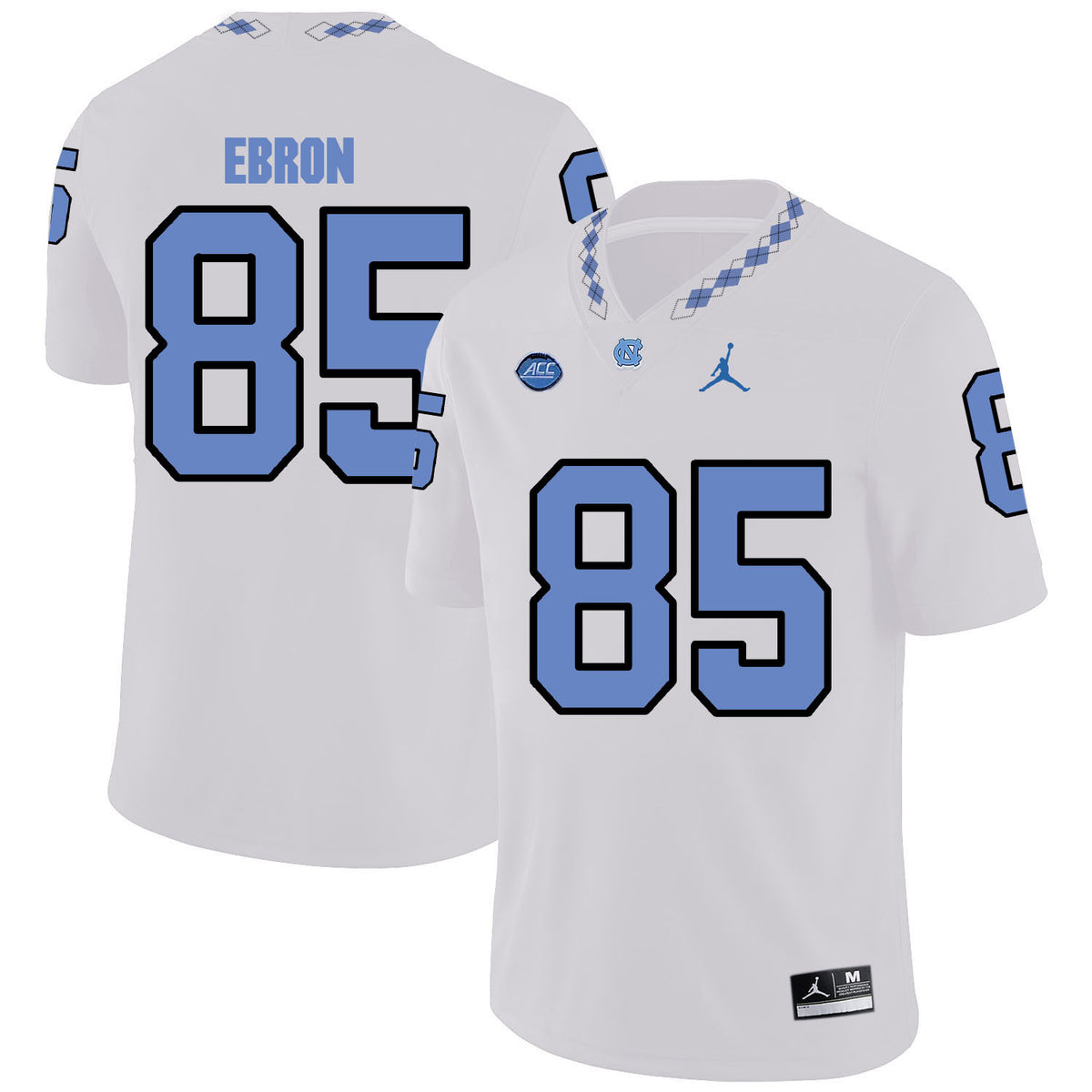 Eric Ebron North Carolina Tar Heels white jersey