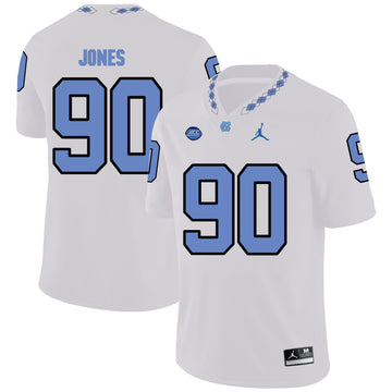 Andrew Jones North Carolina Tar Heels white jersey