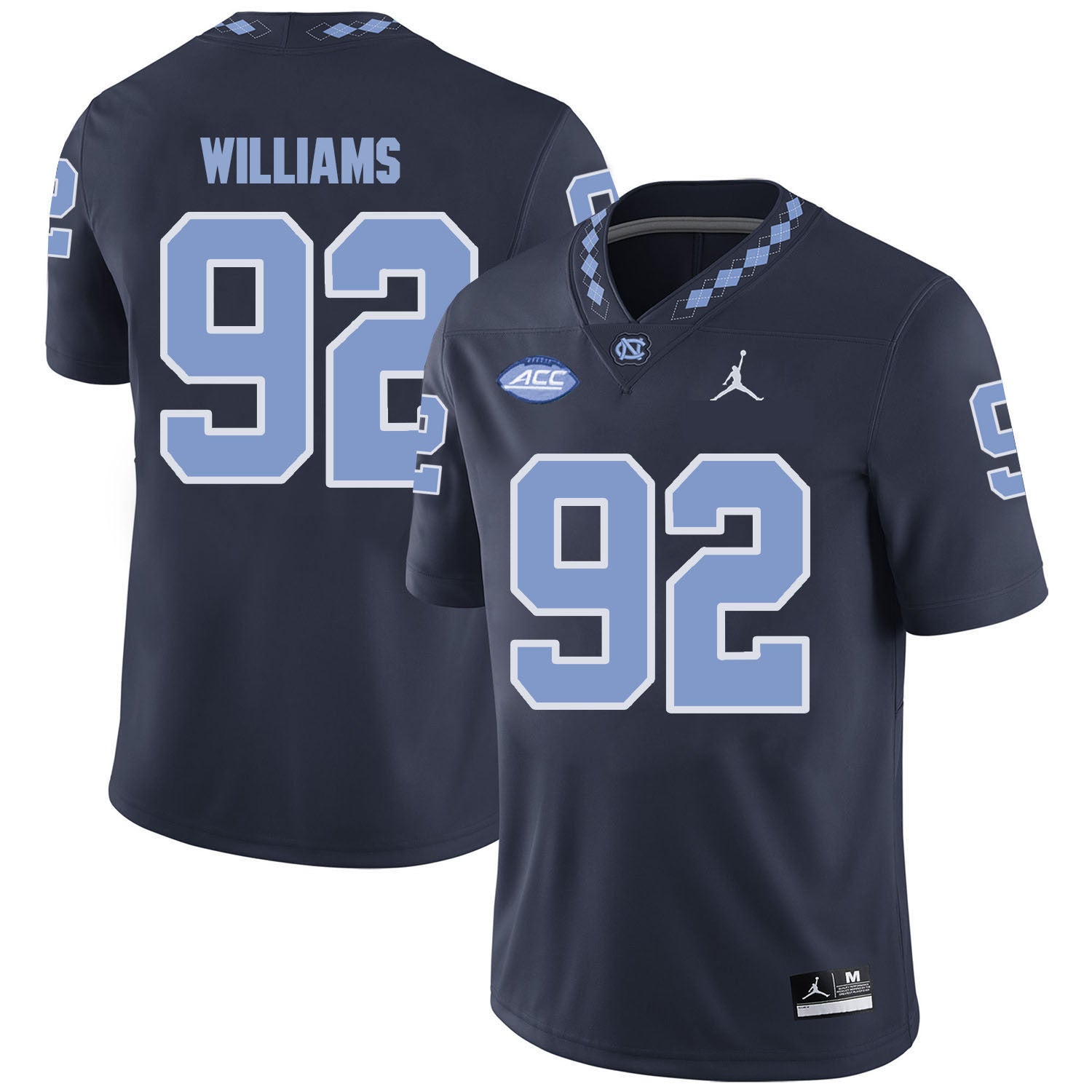 Sylvester Williams North Carolina Tar Heels black jersey