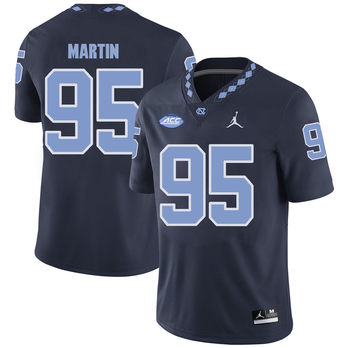 Kareem Martin North Carolina Tar Heels black jersey