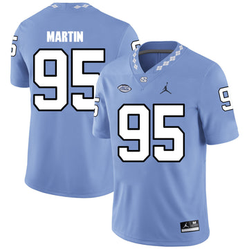 Kareem Martin North Carolina Tar Heels blue jersey