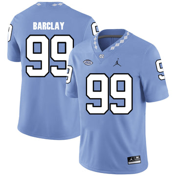 George Barclay North Carolina Tar Heels blue jersey