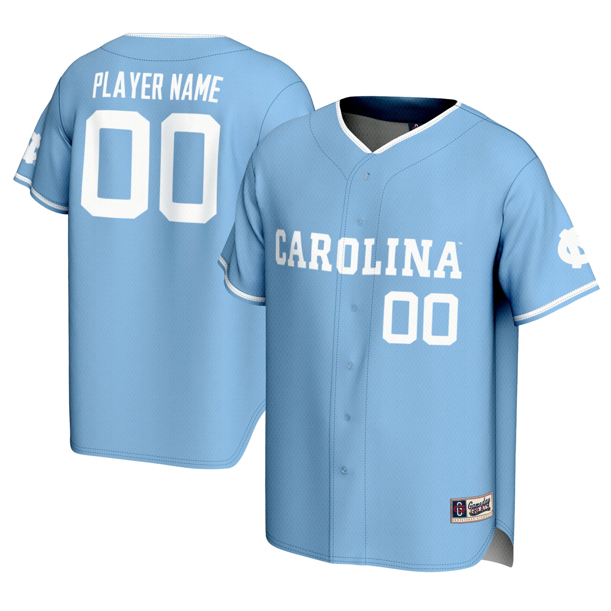 North Carolina Tar Heels blue jersey