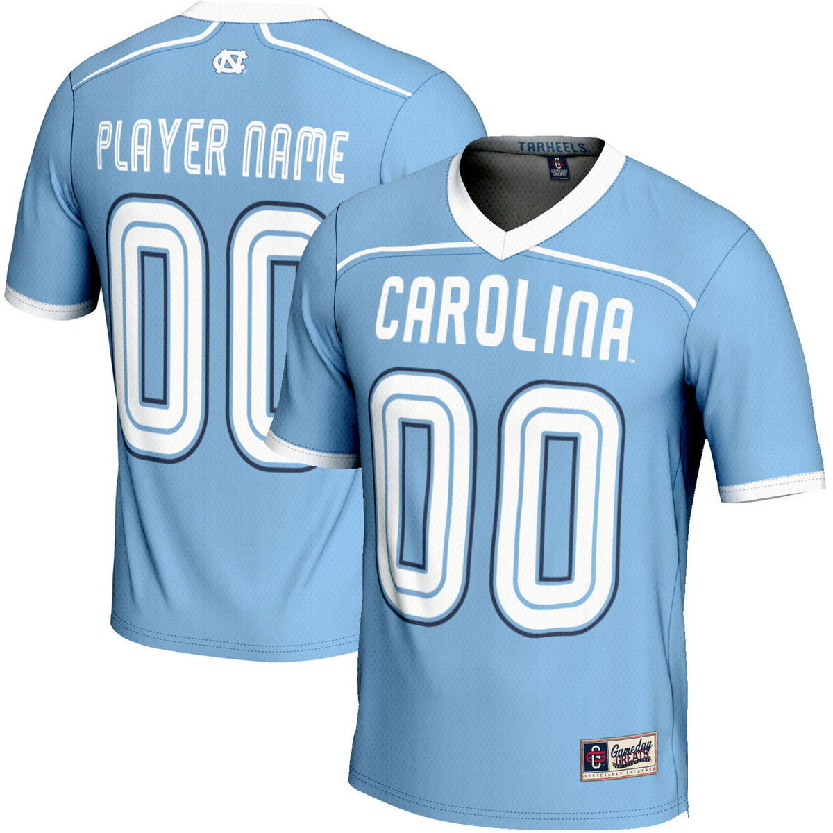 Lacrosse Carolina North Carolina Tar Heels blue jersey
