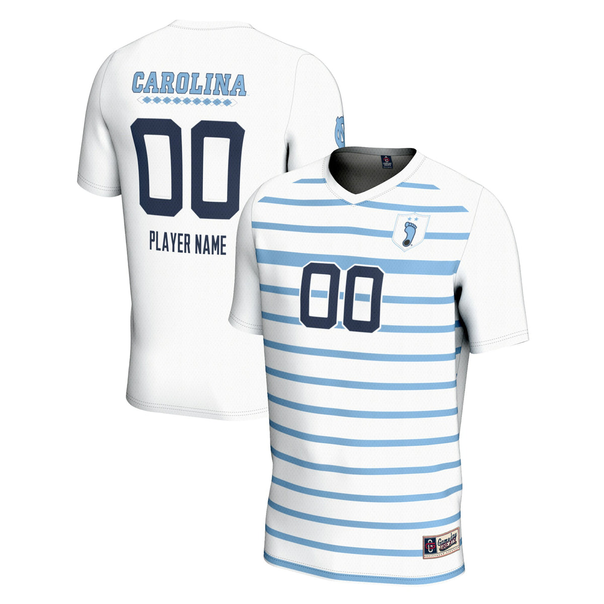 North Carolina Tar Heels white jersey
