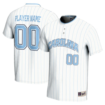 Softball North Carolina Tar Heels white jersey