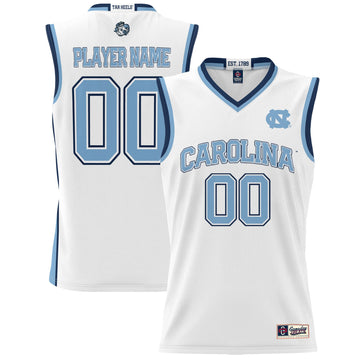 North Carolina Tar Heels white jersey