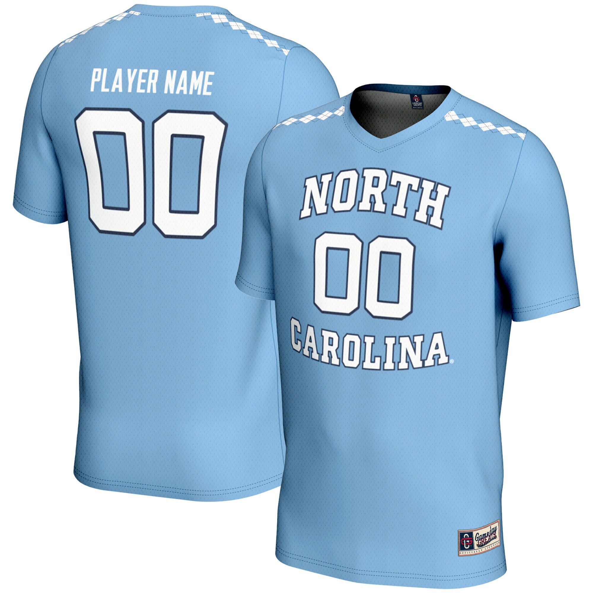 Lacrosse Carolina North Carolina Tar Heels blue jersey