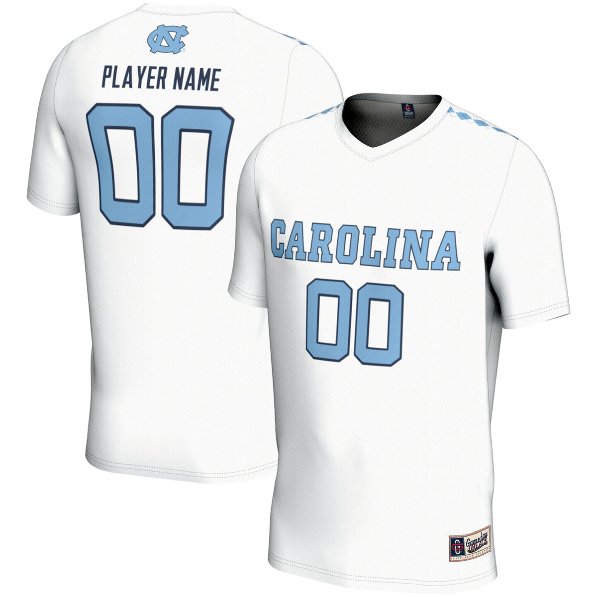 Lacrosse North Carolina Tar Heels white jersey