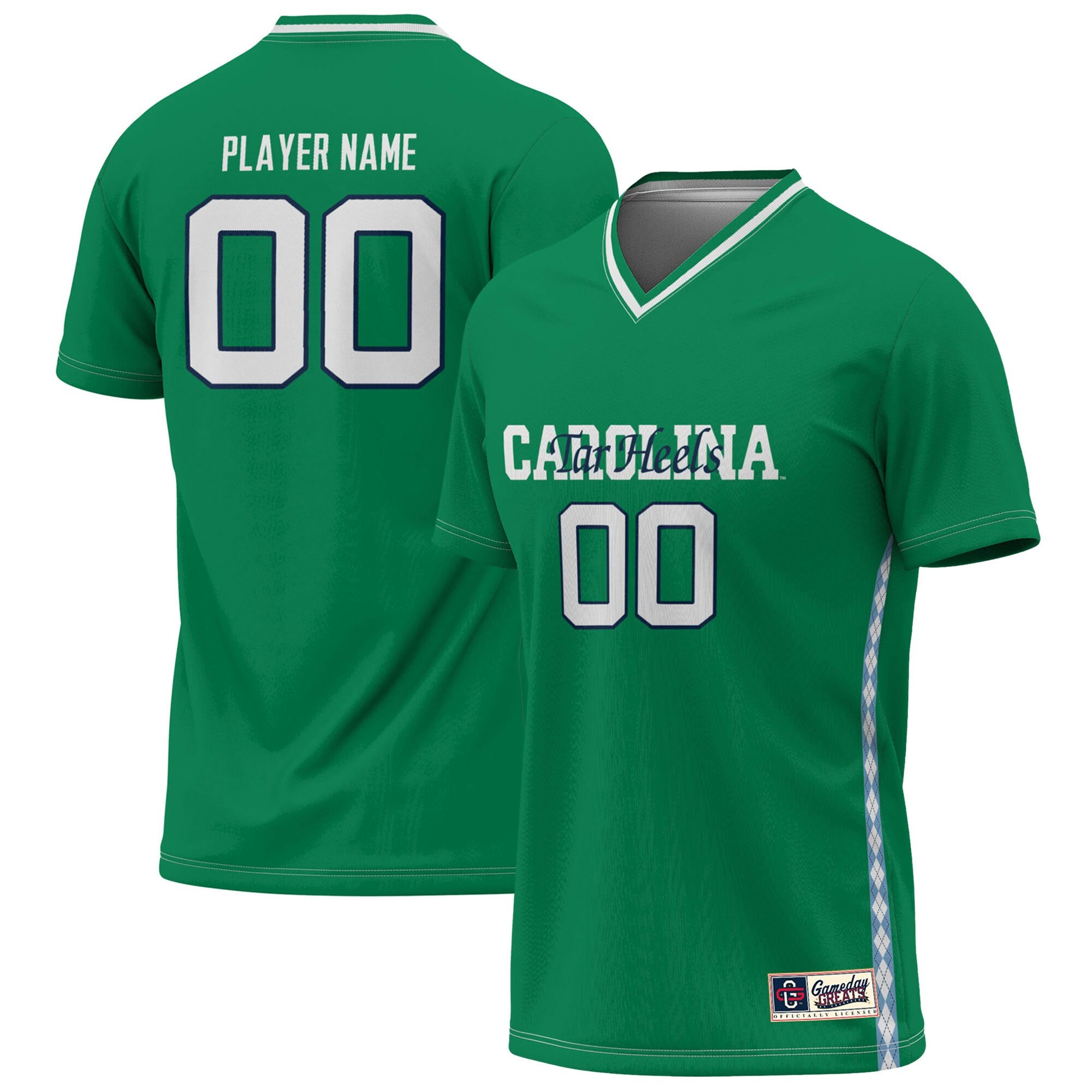 North Carolina Tar Heels green Fashion jersey