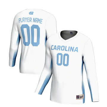 Volleyball North Carolina Tar Heels white jersey
