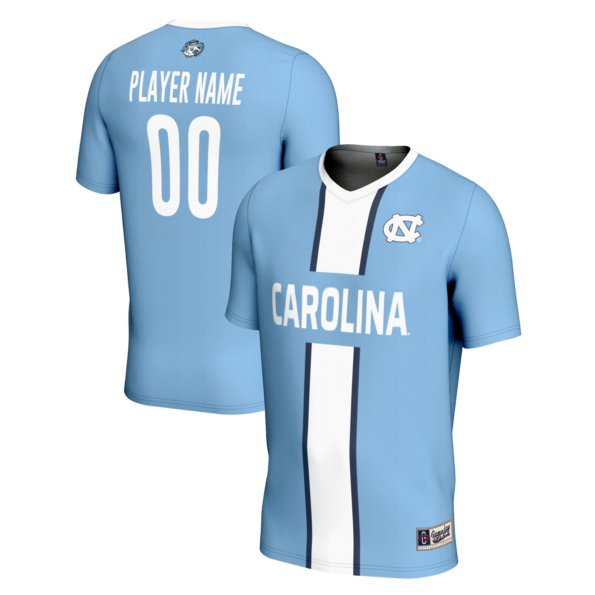 North Carolina Tar Heels blue jersey