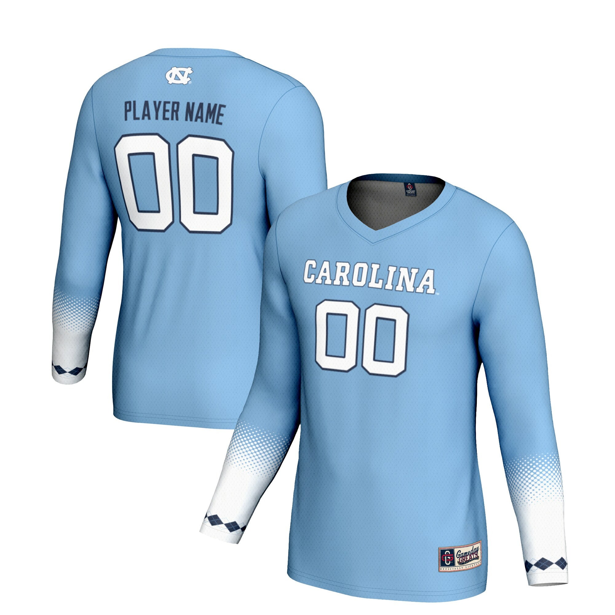 Volleyball Carolina North Carolina Tar Heels blue jersey