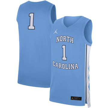 Jordan Brand Carolina North Carolina Tar Heels blue jersey