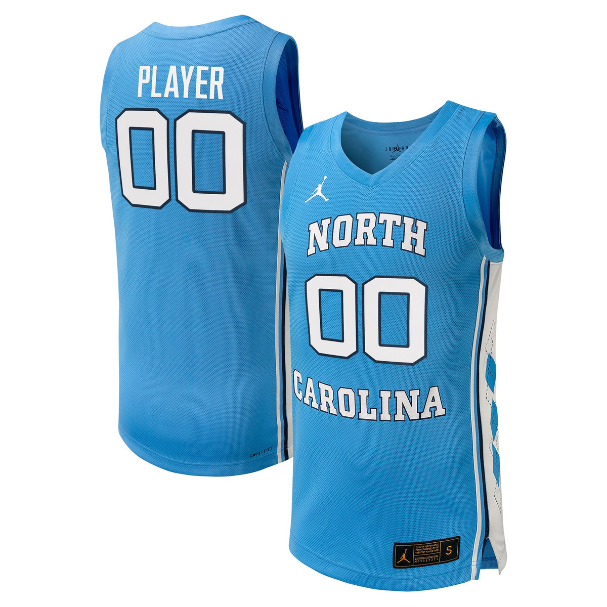 Jordan Brand Carolina North Carolina Tar Heels blue jersey