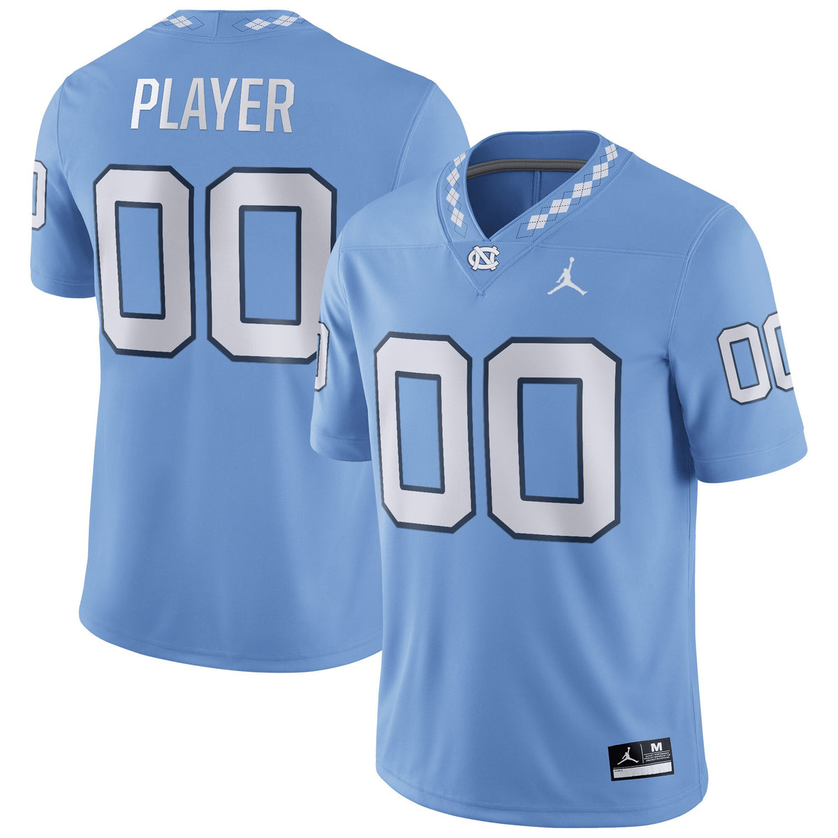 Jordan Brand Carolina North Carolina Tar Heels blue jersey