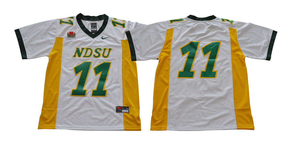 Carson Wentz North Dakota State Bison white jersey