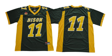 North Dakota State Bison green jersey
