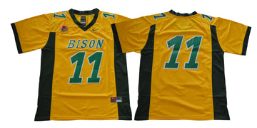 North Dakota State Bison yellow jersey