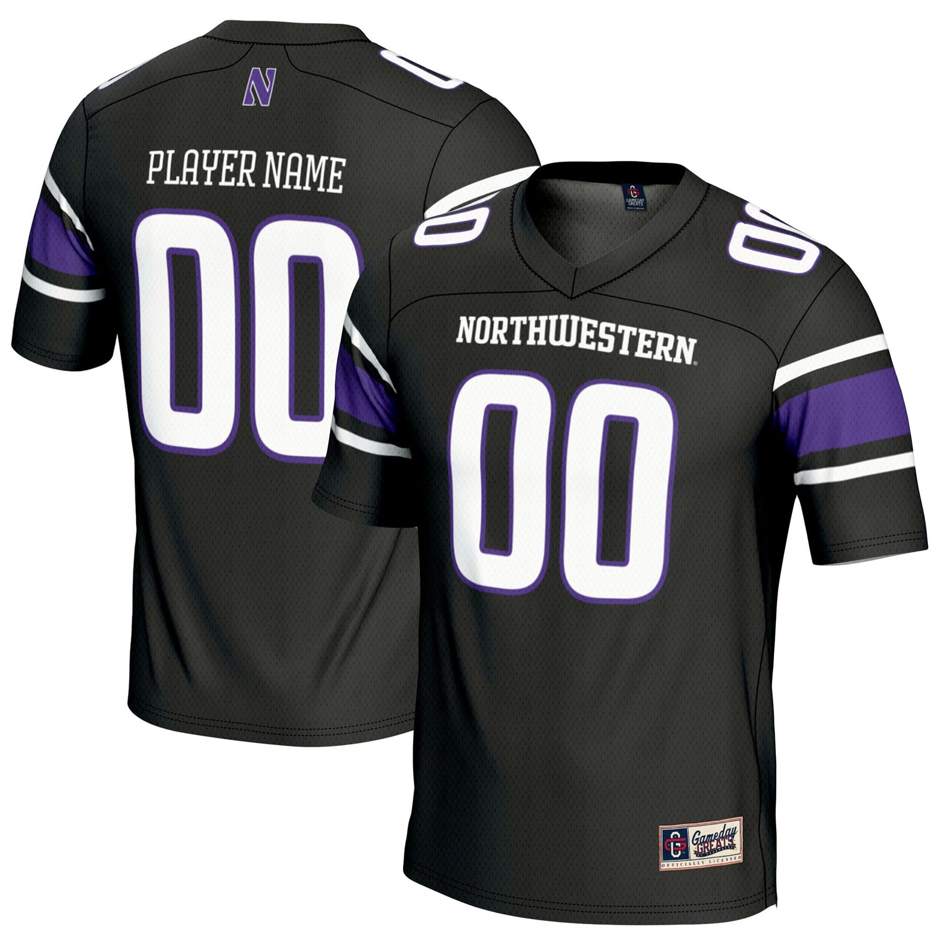 Northwestern Wildcats black jersey