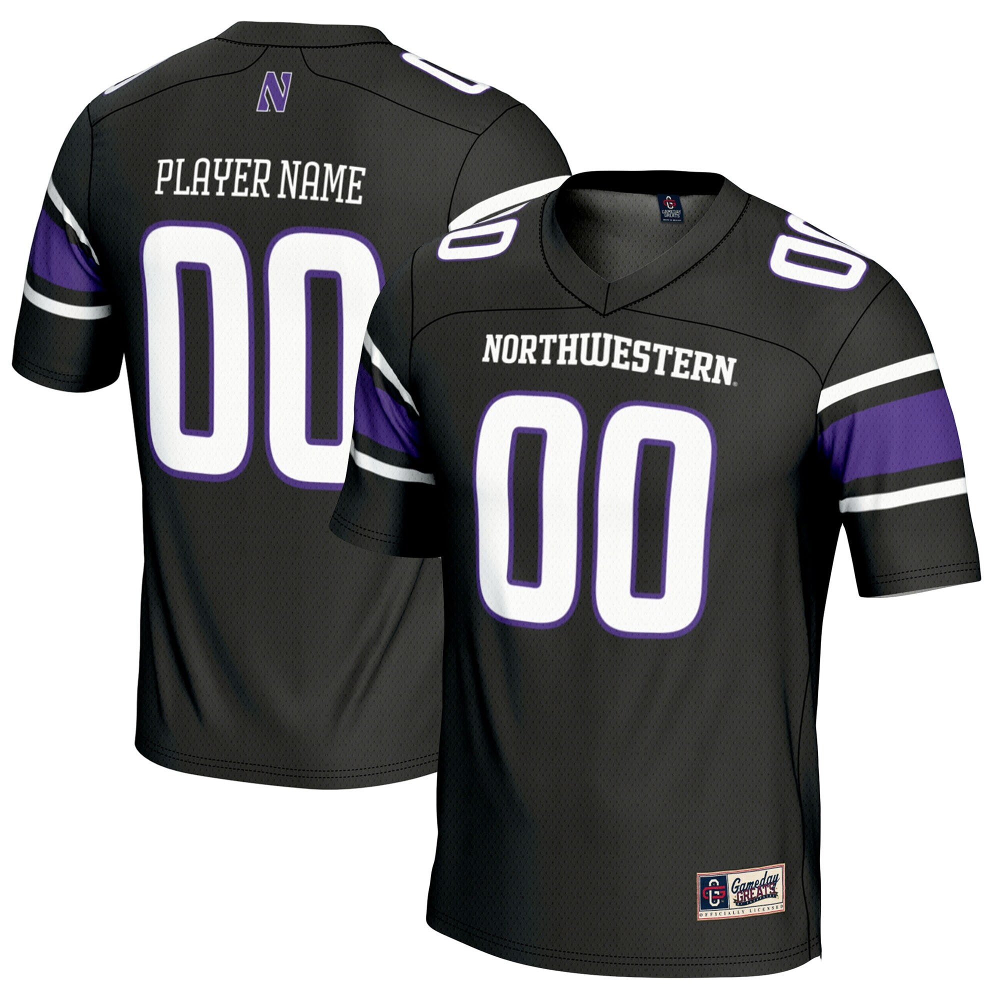 Northwestern Wildcats black jersey
