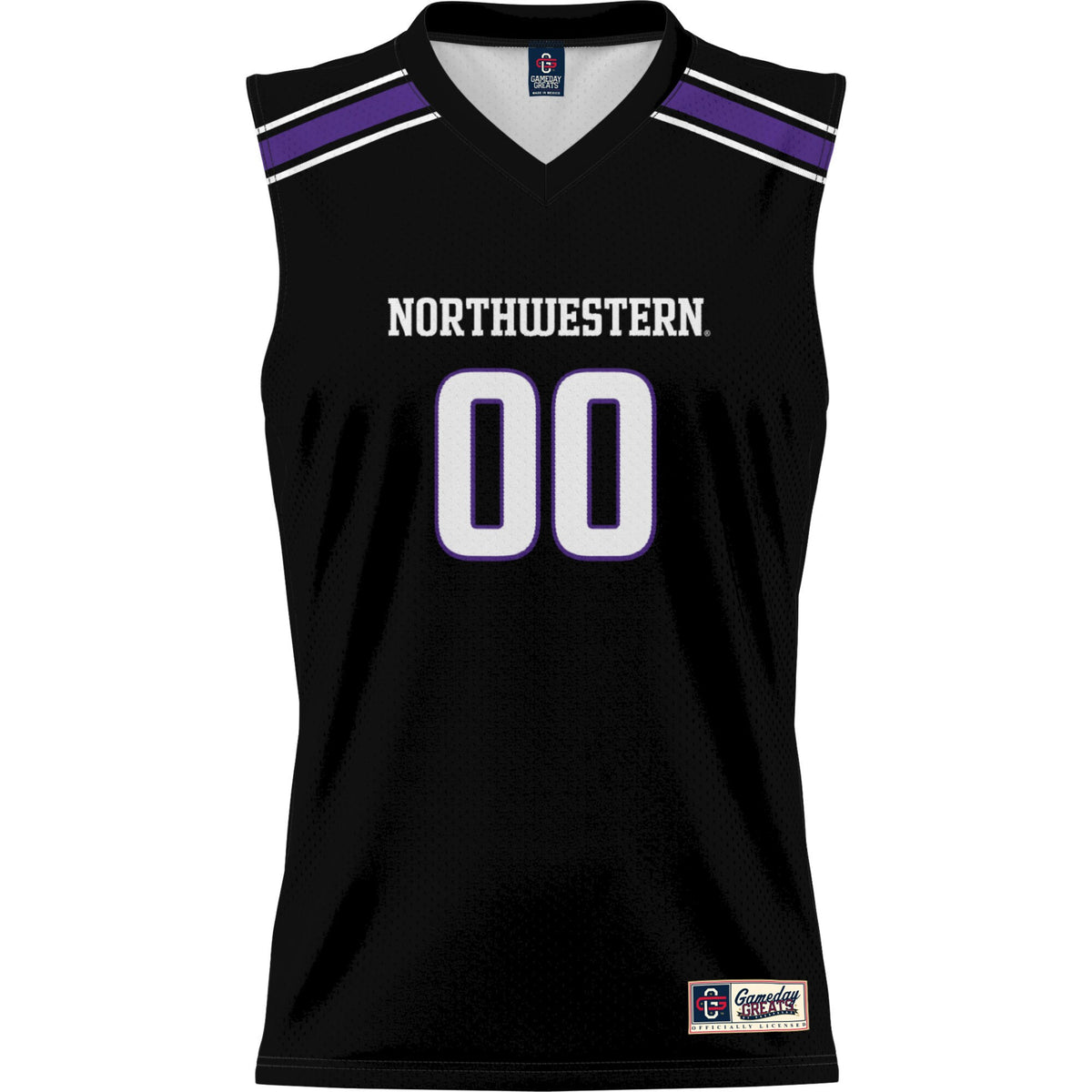 Northwestern Wildcats black jersey