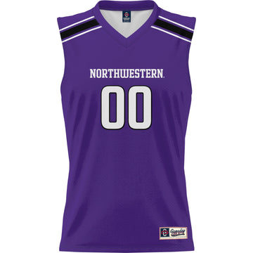 Northwestern Wildcats purple jersey