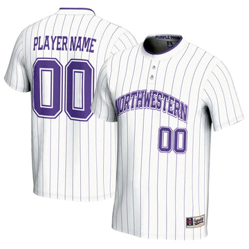 Softball Northwestern Wildcats white jersey