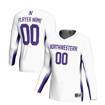 Volleyball Northwestern Wildcats white jersey