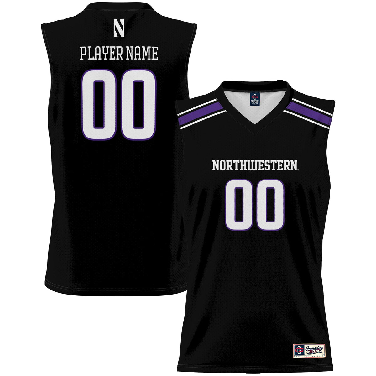 Northwestern Wildcats black jersey