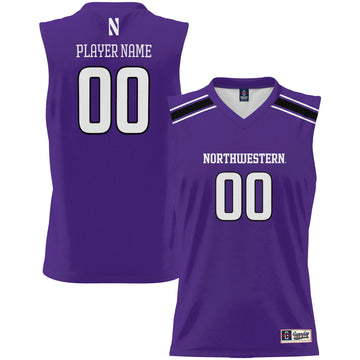Northwestern Wildcats purple jersey