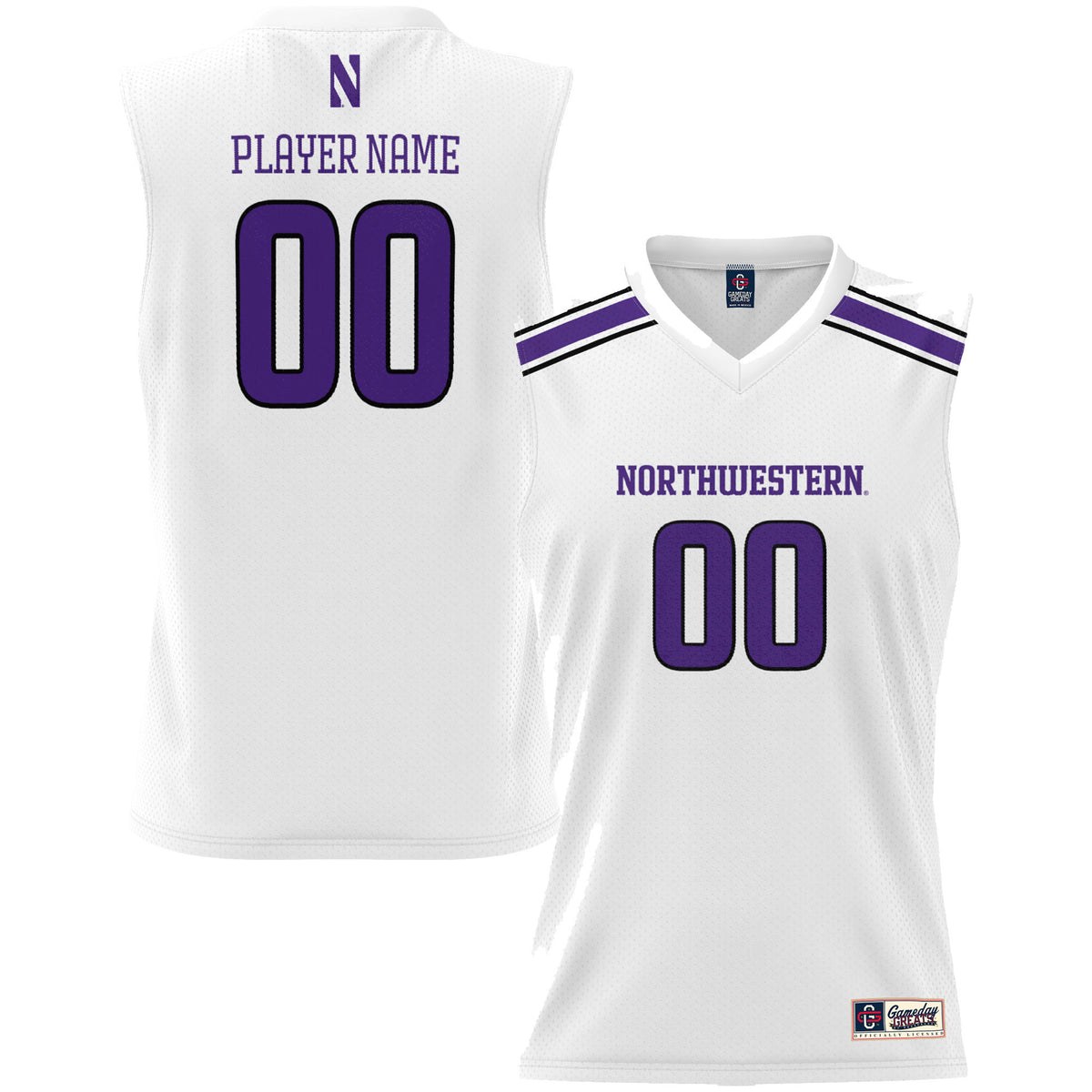 Northwestern Wildcats white jersey