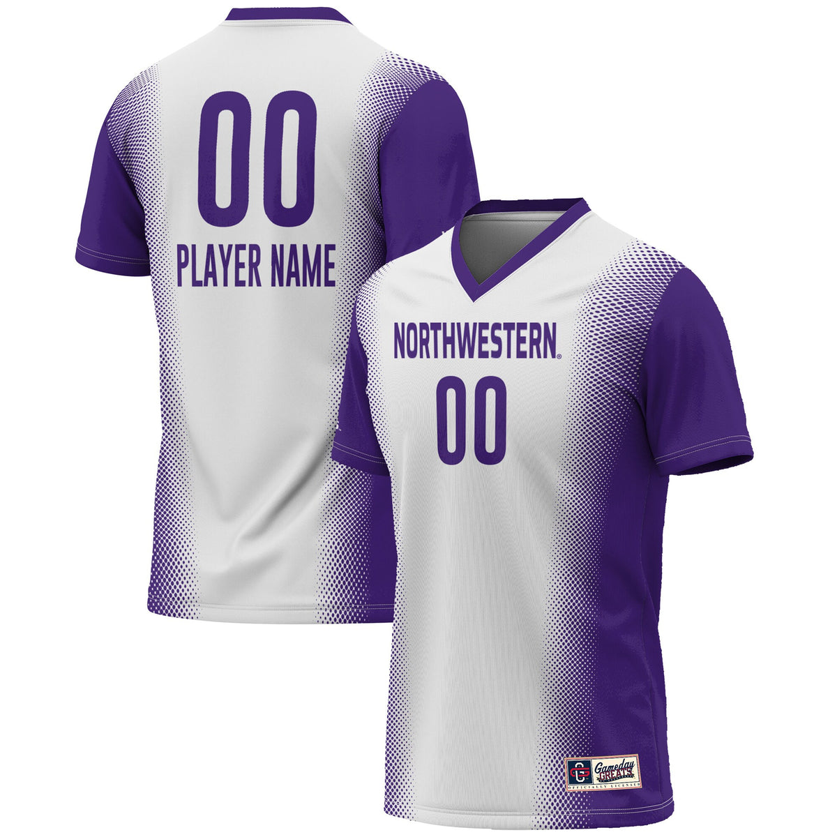 Northwestern Wildcats white jersey