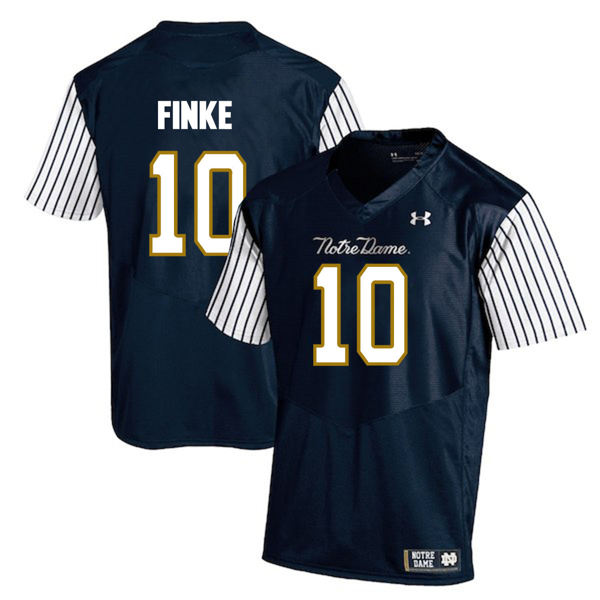 Chris Finke Notre Dame Fighting Irish navy jersey