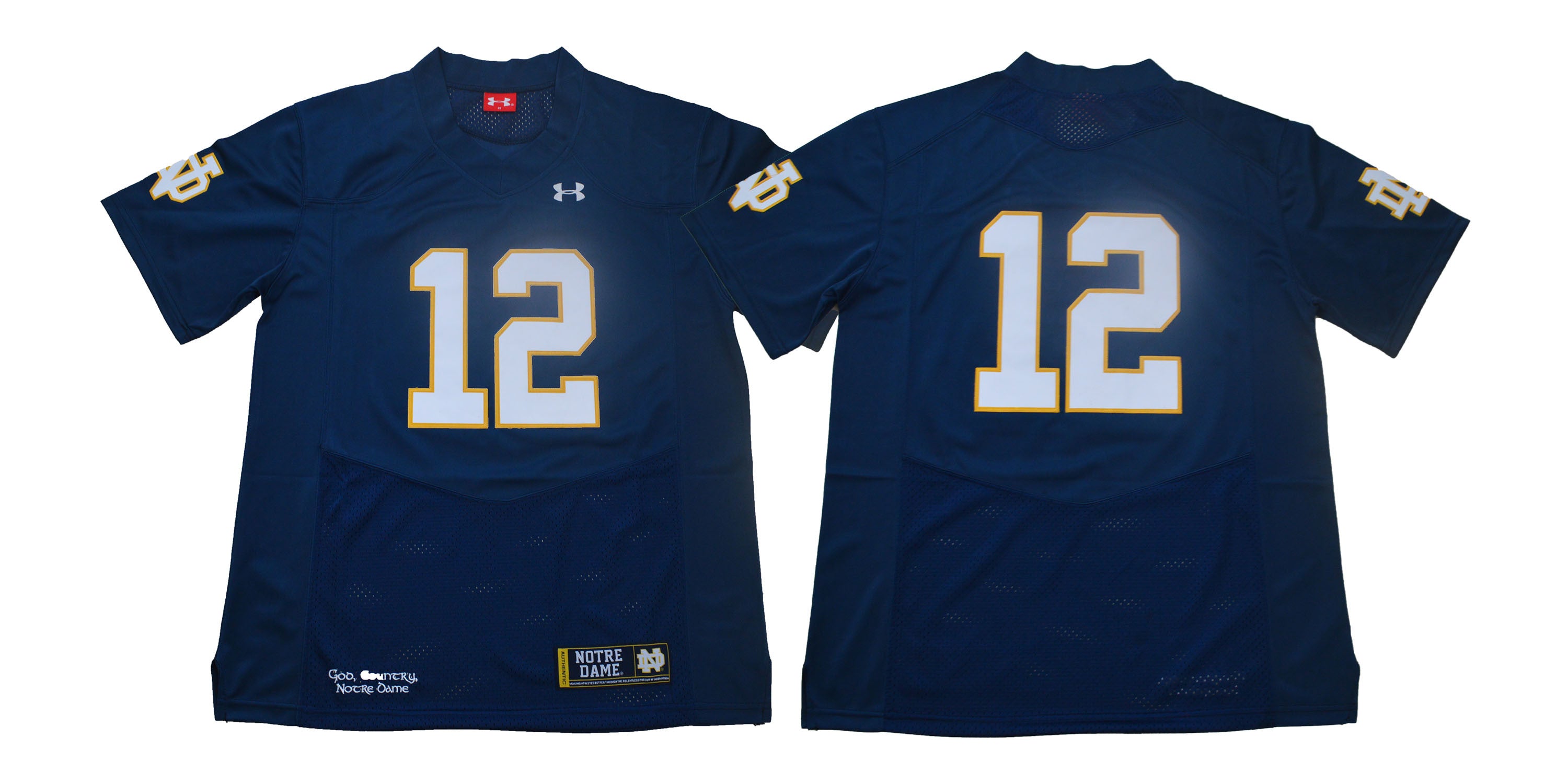 Notre Dame Fighting Irish blue jersey