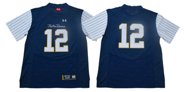 Notre Dame Fighting Irish blue Throwback jersey