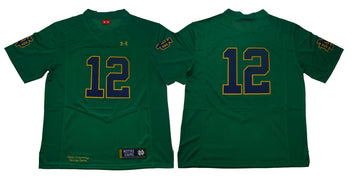 Notre Dame Fighting Irish green jersey